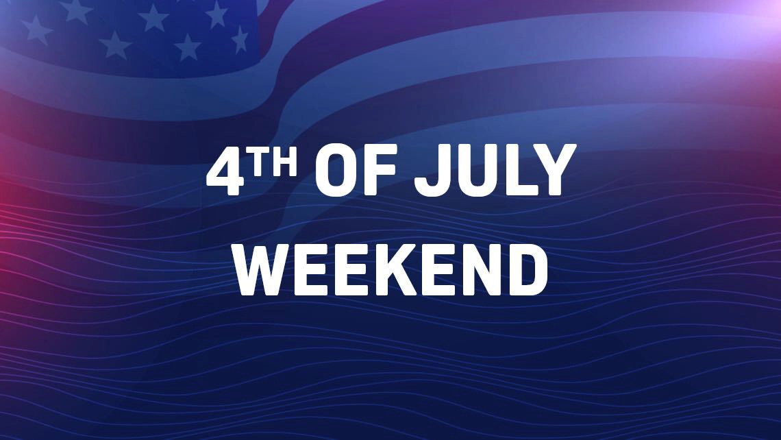 JOIN US 4TH OF JULY WEEKEND